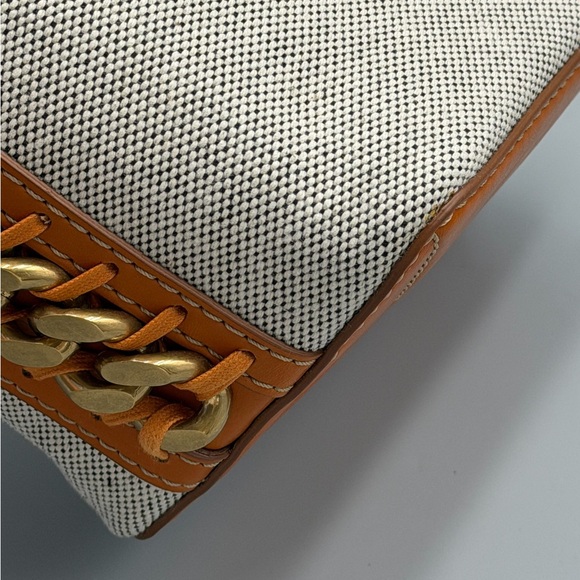 Stella McCartney Frayme Bucket Canvas Bag with Strap - Picture 11 of 14